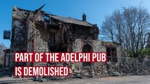 Demolition work starts on former Burnley pub The Adelphi