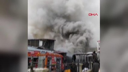 VAN İPEKYOLU RUS PAZARINDA YANGIN