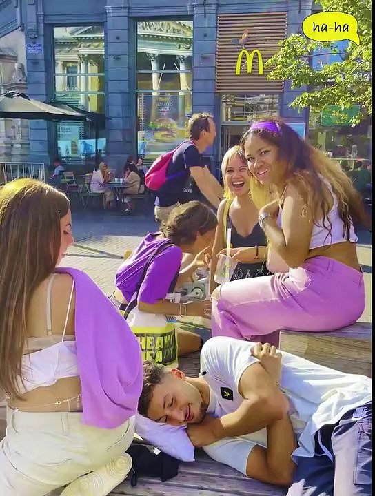 Prank in the city .
