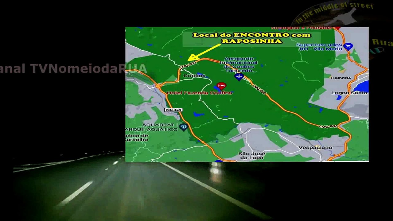 Raposa cruza estrada: As mentiras dos motoristas UBER em CONFINS, MG