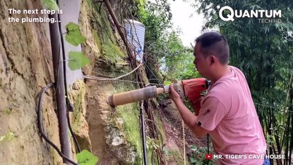 Man Digs a Hole in a Mountain and Turns it Into an Amazing Apartment | Quantum Tech