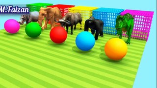 Kick the Ball | Competition Bowling Kids Game | 3D Cartoon For Kids By VFX Animation