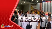 Usai Dilantik, Dito Ariotedjo Langsung Injakkan Kaki di Kemenpora RI