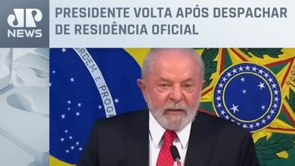 Lula faz reunião ministerial em primeiro dia de trabalho no Planalto após pneumonia