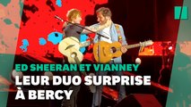 Vianney et Ed Sheeran chantent « Call on Me » pour la première fois à Bercy