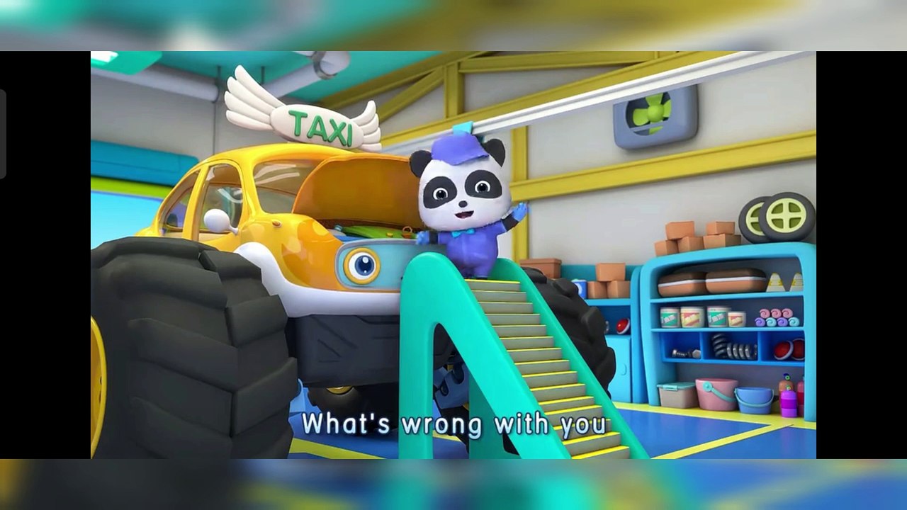 Baby Car Mechanic | Baby LITEL Panda Cartoon| Car Race Car Cartoon