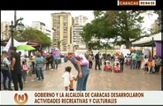 Alcaldía de Caracas desarrolló actividades recreativas y culturales para el disfrute en Semana Santa