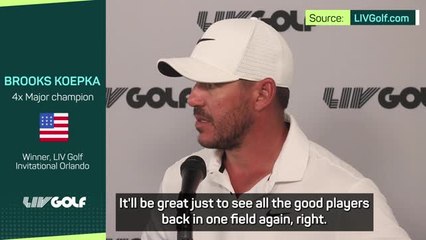 Koepka hopes for 'huge statement' LIV win at the Masters