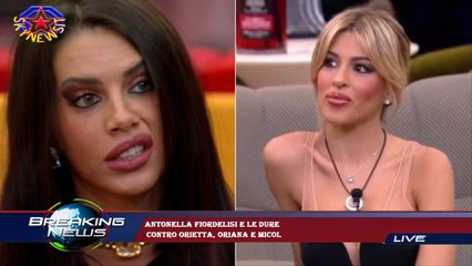 Antonella Fiordelisi e le dure  contro Orietta, Oriana e Micol