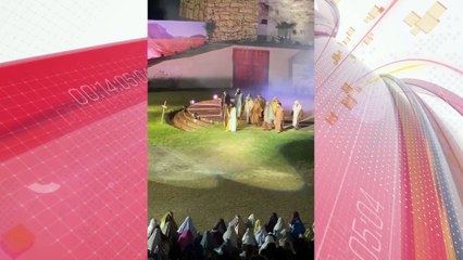 Teatro "Paixão de Cristo" reúne milhares de pessoas em Arapongas; veja