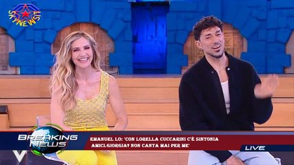 Emanuel Lo: 'Con Lorella Cuccarini c'è sintonia  Amici.Giorgia? Non canta mai per me'