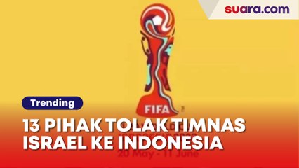 RI Batal Jadi Tuan Rumah, 13 Pihak Ini Tolak Kedatangan Timnas Israel di Piala Dunia U-20