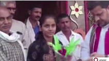 भोजपुर: दसवीं परीक्षा की सेकेंड टॉपर छात्रा नम्रता कुमारी को शाहपुर जिला पार्षद सदस्य ने किया सम्मानित