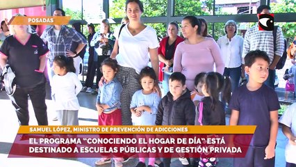 El programa “conociendo el hogar de día” está destinado a escuelas públicas y de gestión privada
