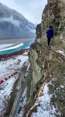 Beautiful village weathere mountain dew point