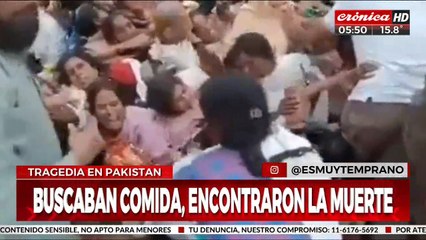Estampida humana dejó al menos once muertos