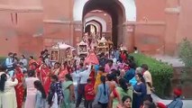 बारहमासा गणगौर पूजन उत्सव: जूनागढ़ में भरा मेला, पानी पिलाने व खोळ भराई की हुई रस्म