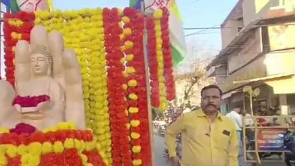 देवास:⁠ जैन समाज की निकली वाहन रेली जगह जगह हुआ स्वागत