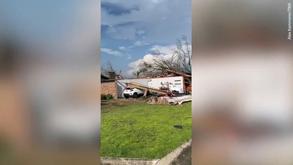 Video shows destruction in Little Rock after deadly tornado