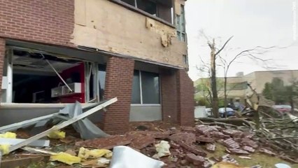 Video shows destruction in Little Rock after deadly tornado