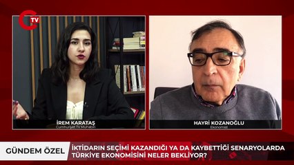 Prof. Dr. Hayri Kazanoğlu Cumhuriyet TV'de TÜİK'in mart ayı enflasyonu verilerini değerlendirdi