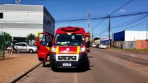 Homem fica ferido após colisão entre motos no Florais do Paraná