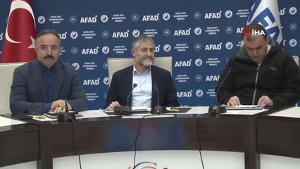 Bakan Nebati, AFAD İl Koordinasyon Merkezi'nde açıklamalarda bulundu