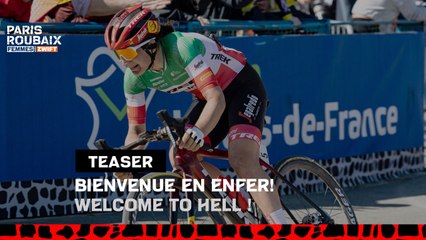 Teaser Paris-Roubaix Femmes avec Zwift