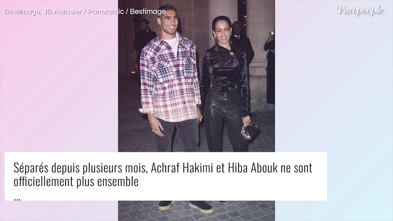 Achraf Hakimi séparé de sa femme : Hiba Abouk "de retour", la belle Espagnole sublime à Paris