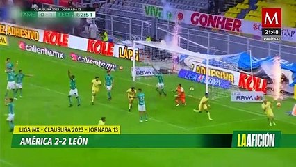 León rescata empate ante América en un juego muy 'bravo'