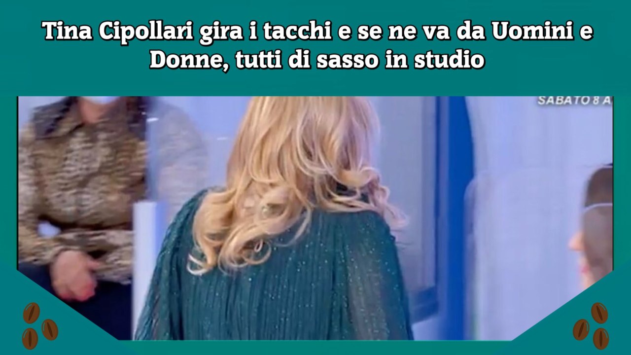 Tina Cipollari gira i tacchi e se ne va da Uomini e Donne, tutti di sasso in studio