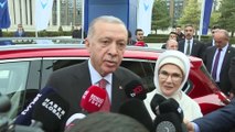 Cumhurbaşkanı Erdoğan: Devrim otomobilinden sonra bize devrin otomobilini üretmek nasip oldu
