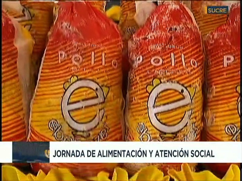 Más de 9 toneladas de proteína animal fueron distribuidas a más de 2 mil familias en Sucre