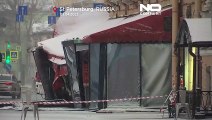 Αγία Πετρούπολη: Πολίτες αφήνουν λουλούδια στο σημείο της έκρηξης