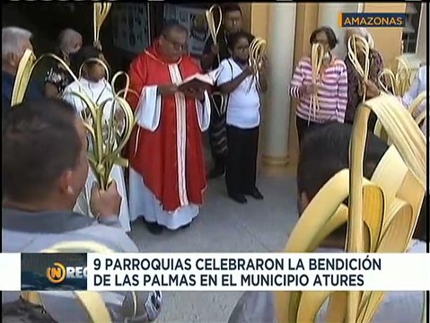 Bolívar | 9 parroquias del mcpio. Atures participaron en la ceremonia de bendición de las palmas