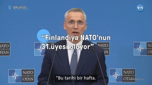 NATO Genel Sekreteri Stoltenberg: Finlandiya Yarın NATO'nun 31. Üyesi Olacak