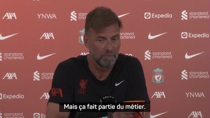 Liverpool - Klopp sur les licenciements de Rodgers et Potter : "Ça fait partie du métier"