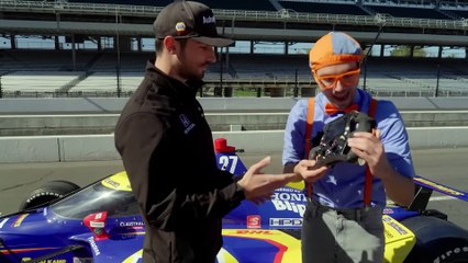 Blippi en el Indianapolis Motor Speedway | Aprende con Blippi | Videos educativos para niños part 1