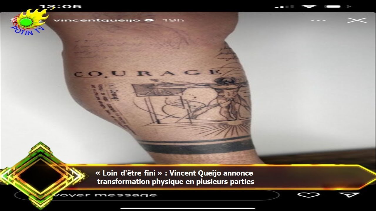 « Loin d'être fini » : Vincent Queijo annonce  transformation physique en plusieurs parties