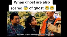 Korean drama scene| ghost scared ghost
