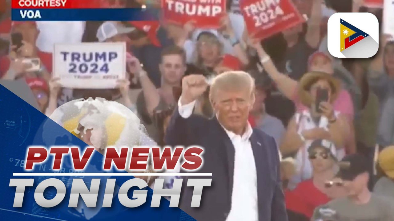 Former US Pres. Trump expected to be arraigned...