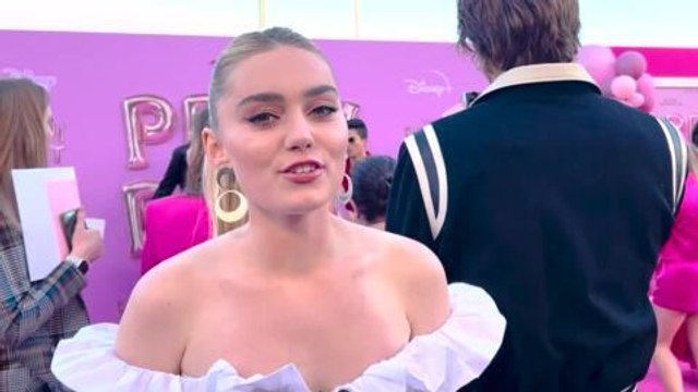 Meg Donnelly Supports Zombies Co-Star Milo Manheim at Prom Pact Premiere
