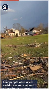 Man Documents Tornado Damage in Northeast Arkansas