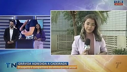 Mulher grávida de 19 anos é vítima de agressões com cadeiradas pelo marido em Vila Velha 🚨 - thumbnail