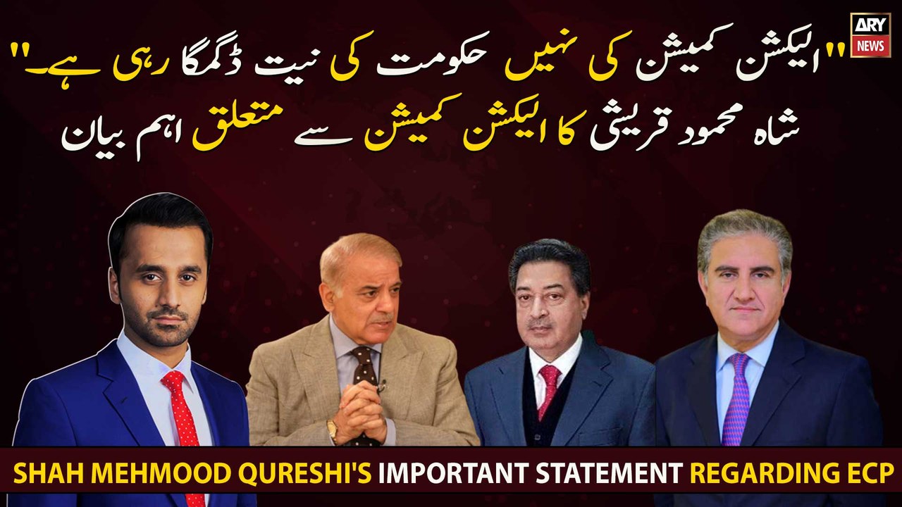 Shah Mehmood Qureshi's important statement regarding ECP