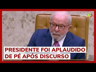 "Temos que respeitar o STF, é assim que vamos sustentar a democracia", diz Lula em sessão solene
