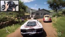 Forza Horizon 5 Rebuilding Lamborghini Aventador (Steering Wheel   Paddle Shifter) Gameplay