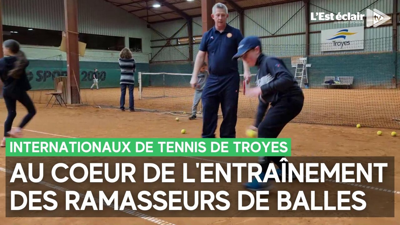 Les ramasseurs de balles seront prêts pour le tournoi Challenger de Troyes