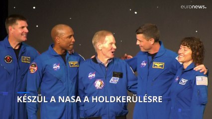 Négy űrhajóssal készül a NASA a Hold megkerülésére