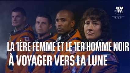 Artemis 2: Christina Koch et Victor Glover deviennent la 1ère femme et le 1er homme noir à voyager jusqu'à la Lune